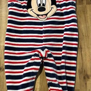 Disney Mickey Mouse Striped Jumpsuit - Red, White, Blue